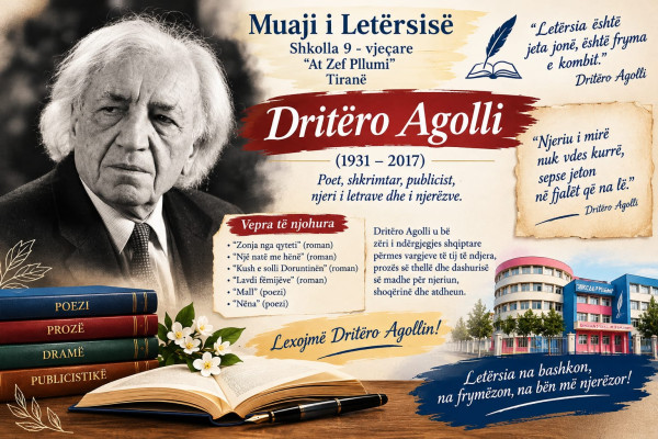 Takim për një libër . Dritëro Agolli shkrimtari i  shqipëtarëve. Jeta dhe vepra.